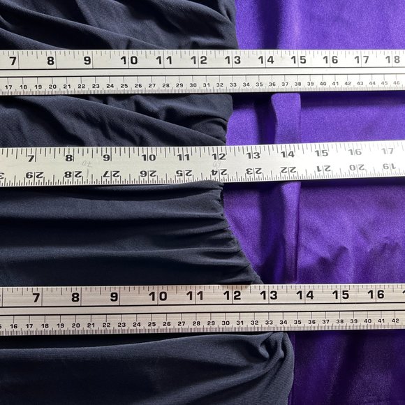 📌 Betsy & Adam Elegant Form-Fitting Single-Shoulder Silhouette Ball, Prom Gown - Picture 14 of 16